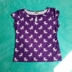 Lindy Bop Unicorn Top